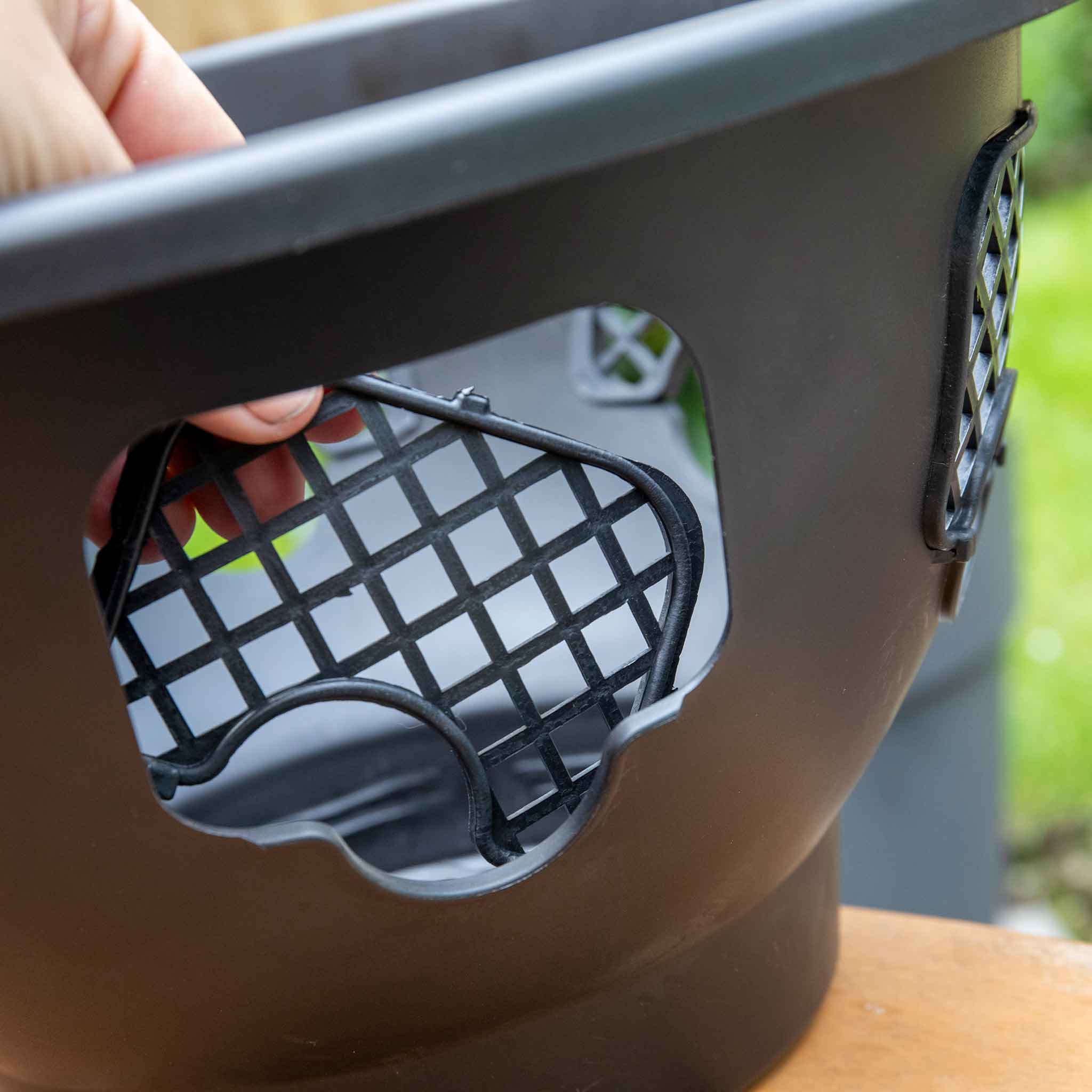 Easy Fill Hanging Basket in Black - Image 6