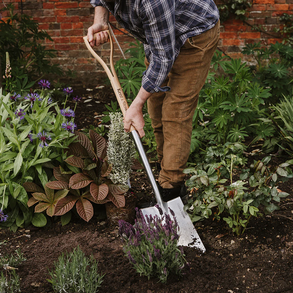 Kent & Stowe Stainless Steel Digging Spade and Fork Set - Image 3