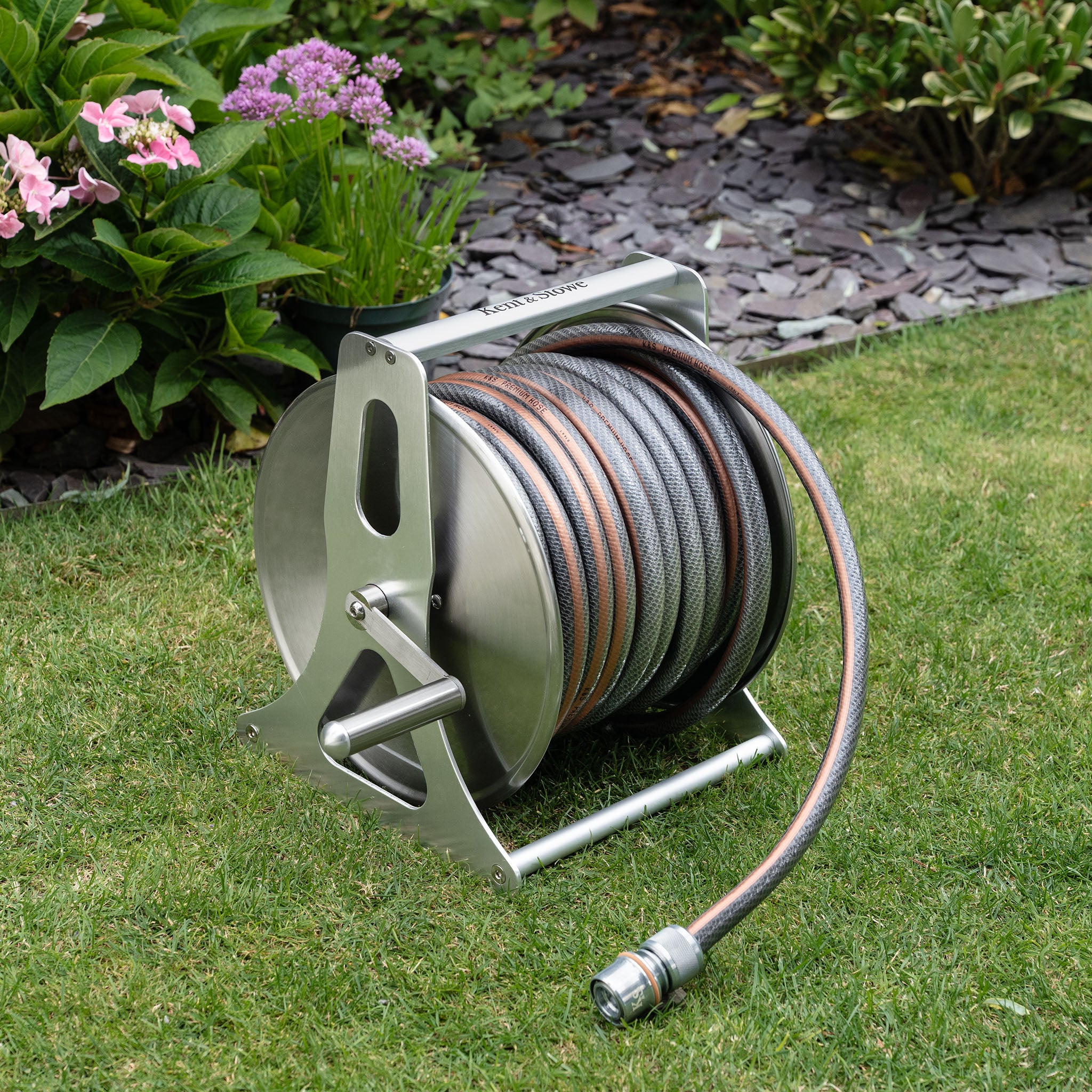 Kent & Stowe Metal Hose Reel Set 30m - Image 2