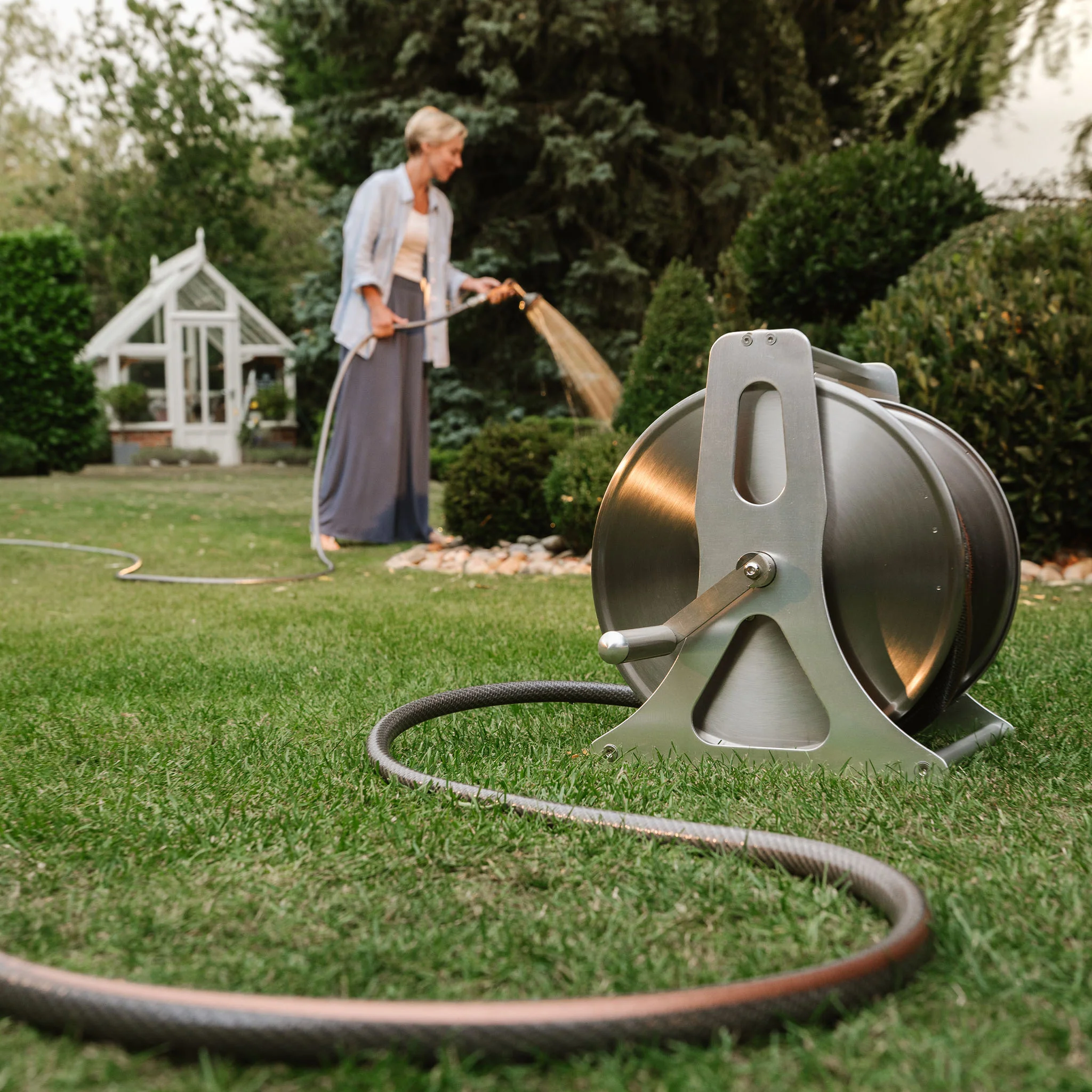 Kent & Stowe Metal Hose Reel Set 30m - Image 3
