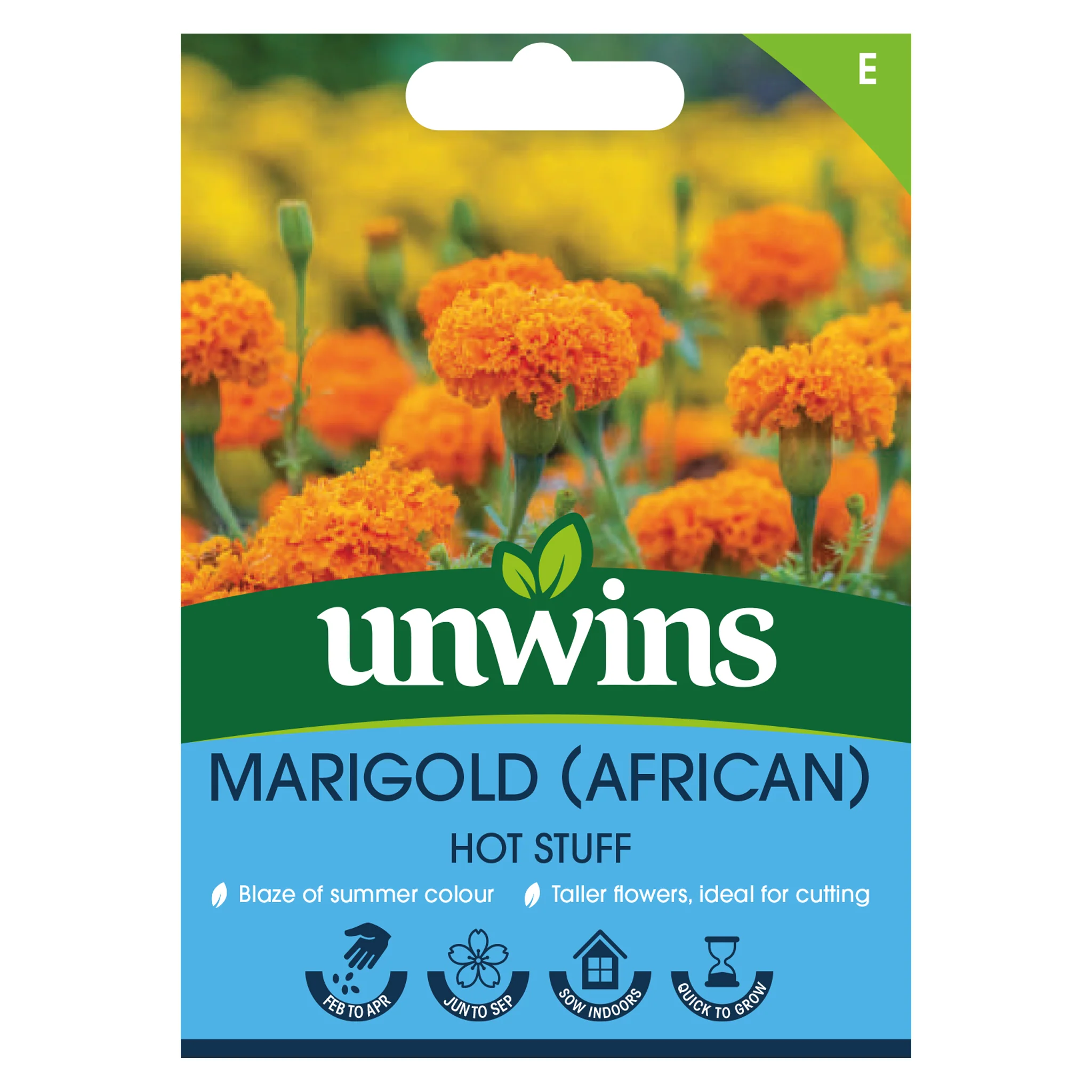 African Marigold Seeds 'Hot Stuff' - Image 2