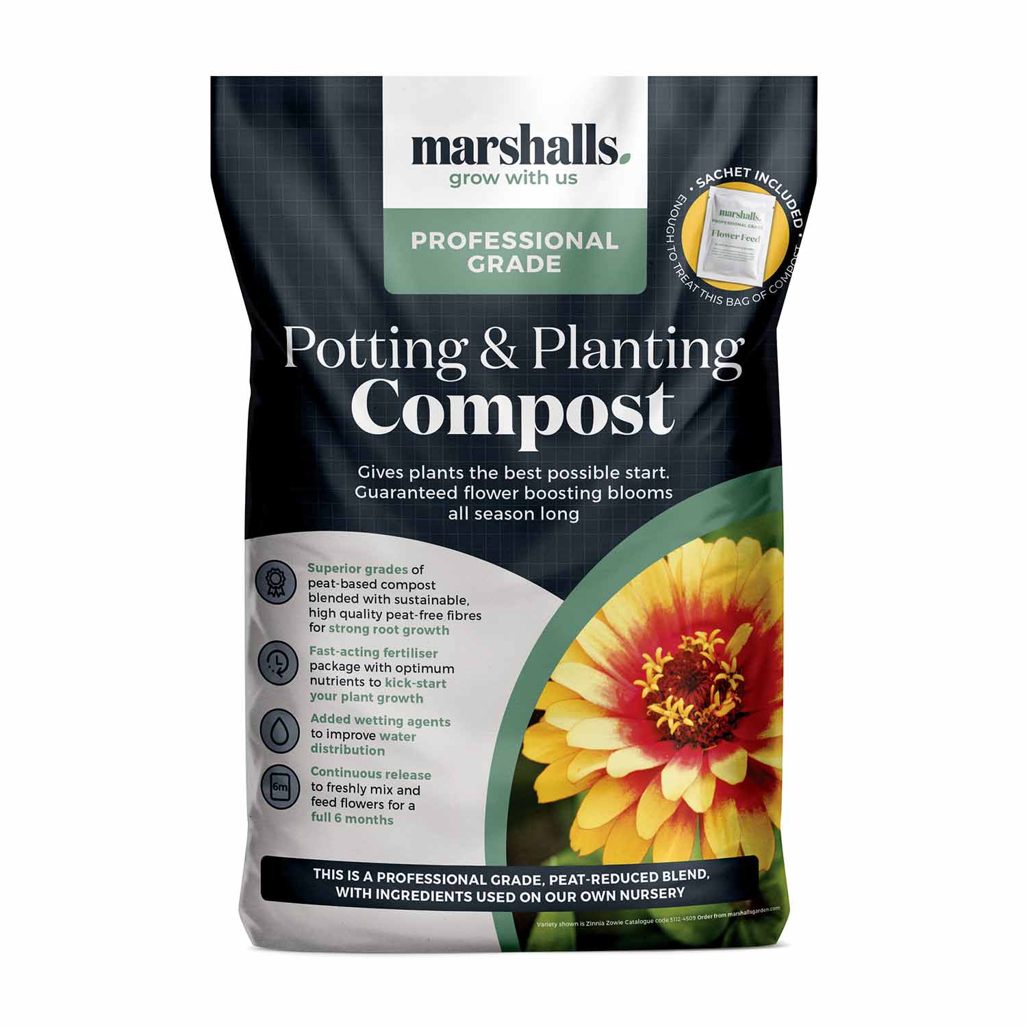 Marshalls Garden Potting and Planting Compost with Feed 50L - Image 8