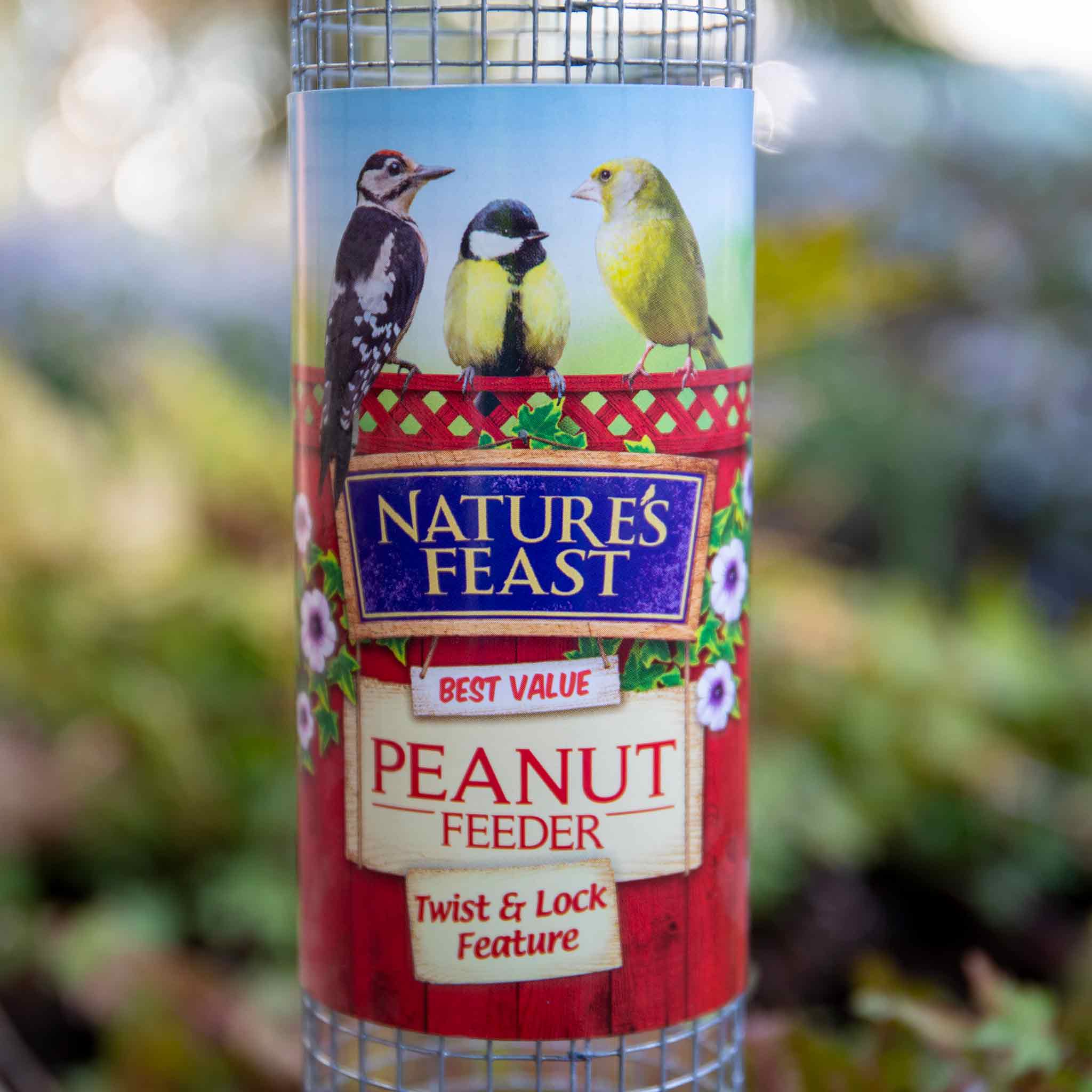 Natures Feast Peanut Bird Feeder - Image 2