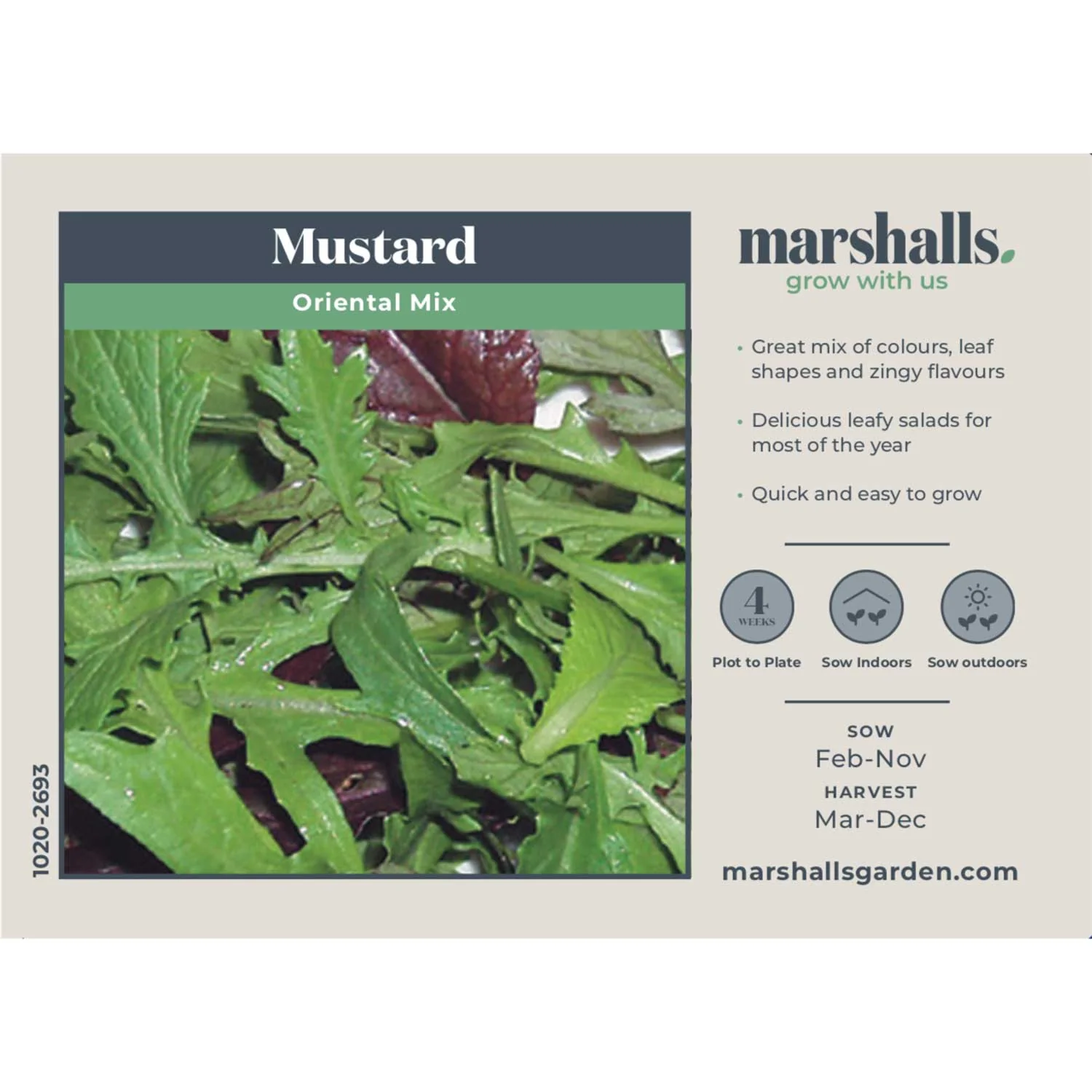 Oriental Seeds 'Mustard Mix' - Image 4