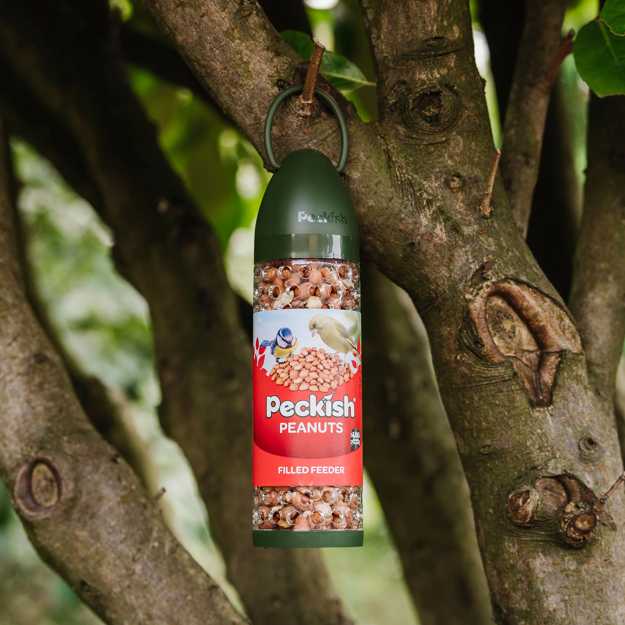 Peckish Peanuts Filled Feeder