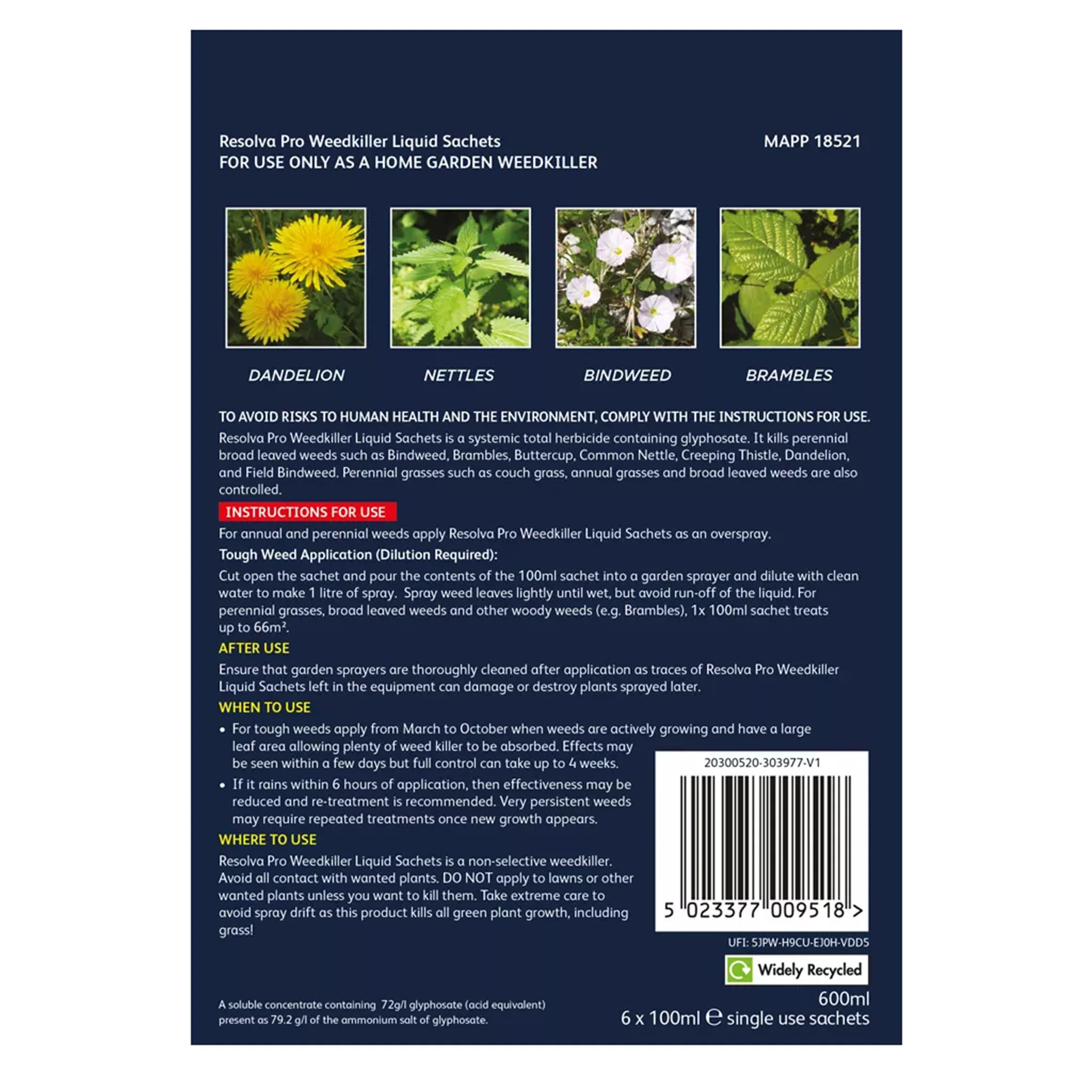 Resolva Pro Xtra Tough Weedkiller - Image 13