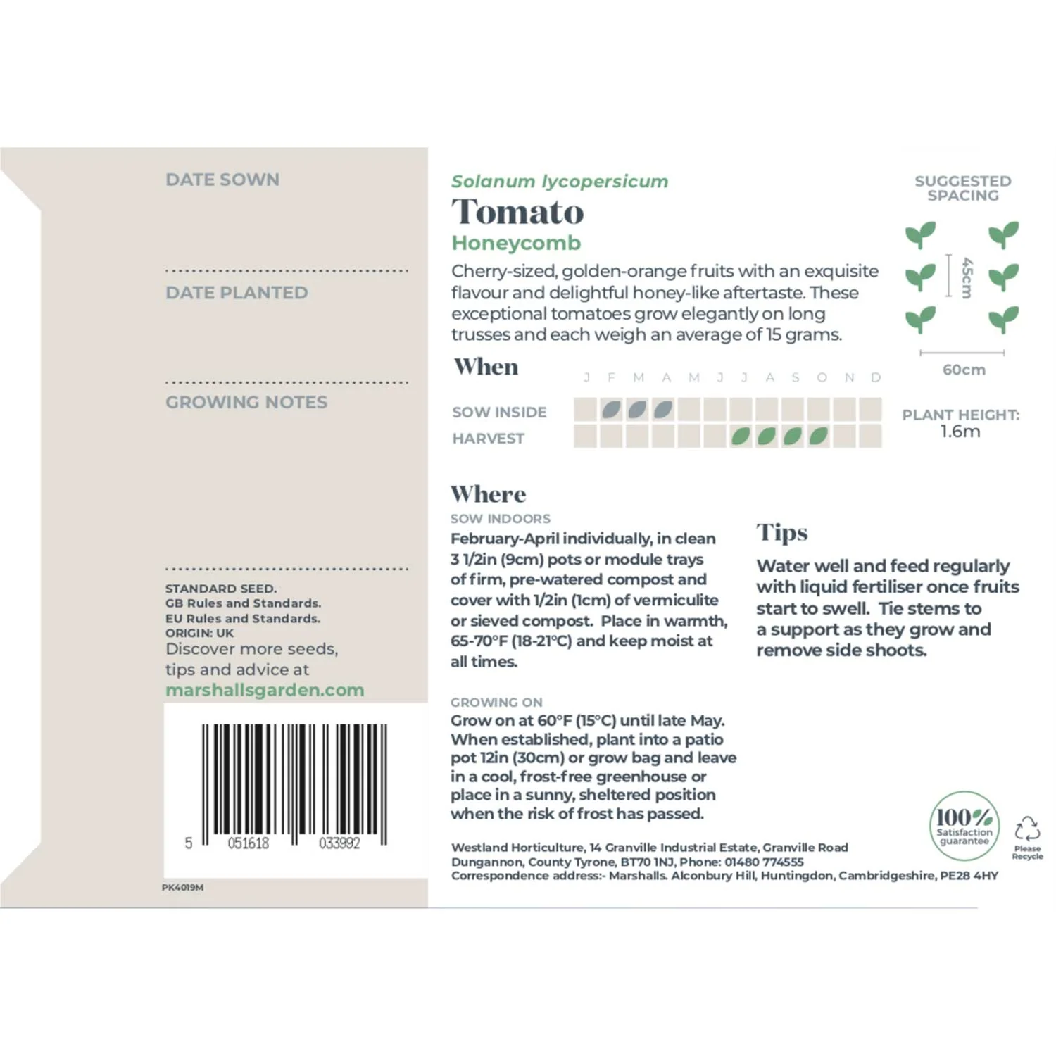 Tomato Seeds 'Honeycomb' - Image 5