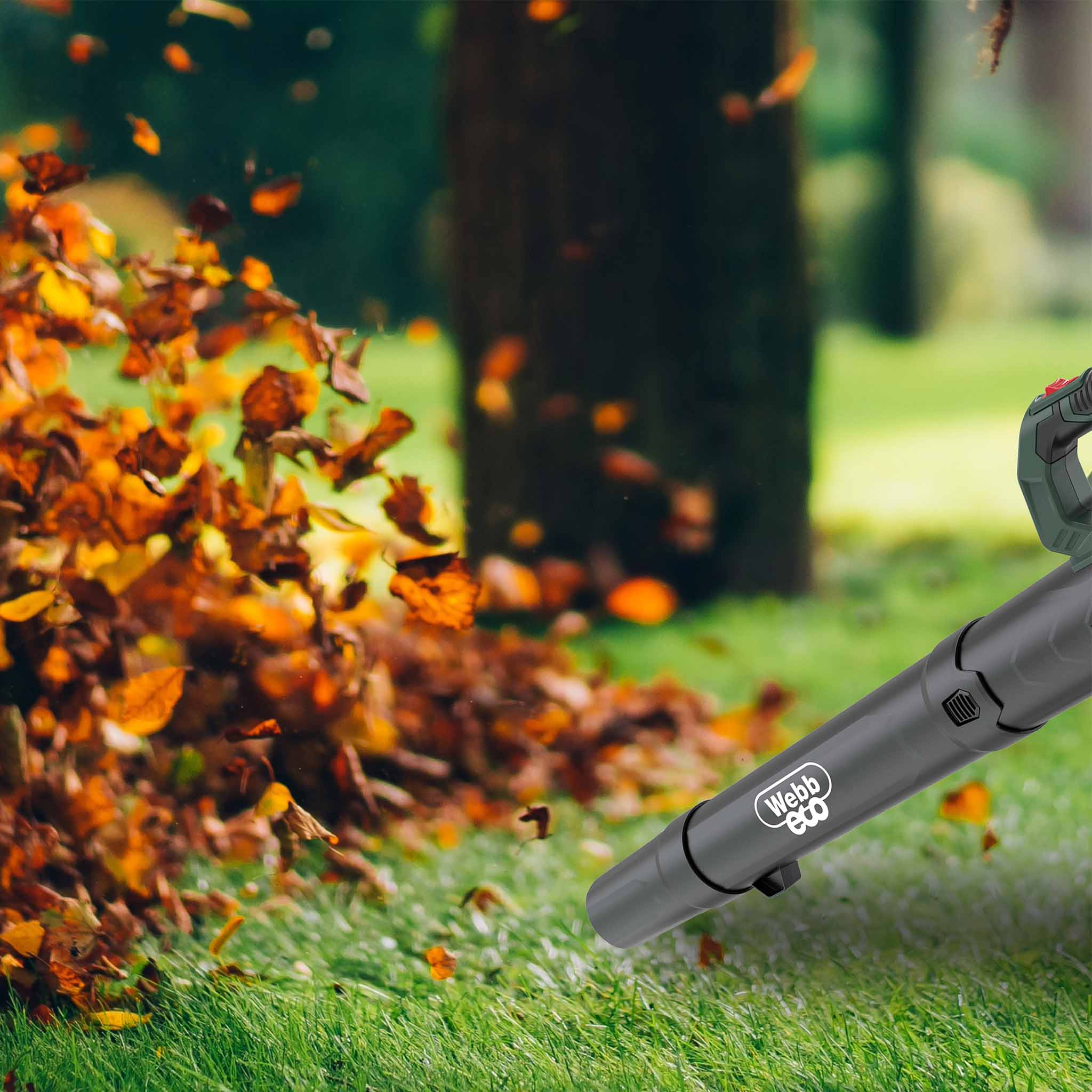 Webb Eco 20v 160mph Cordless Axial Blower with 4Ah Battery & Charger - Image 4