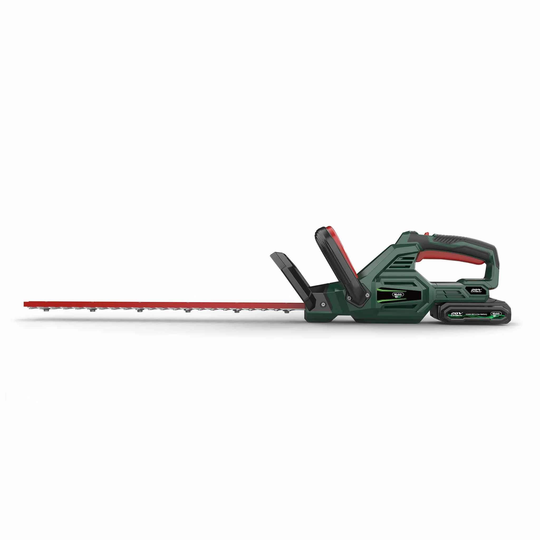 Webb Eco 20V 50cm Cordless Hedge Trimmer with 2AH Battery & Charger - Image 7