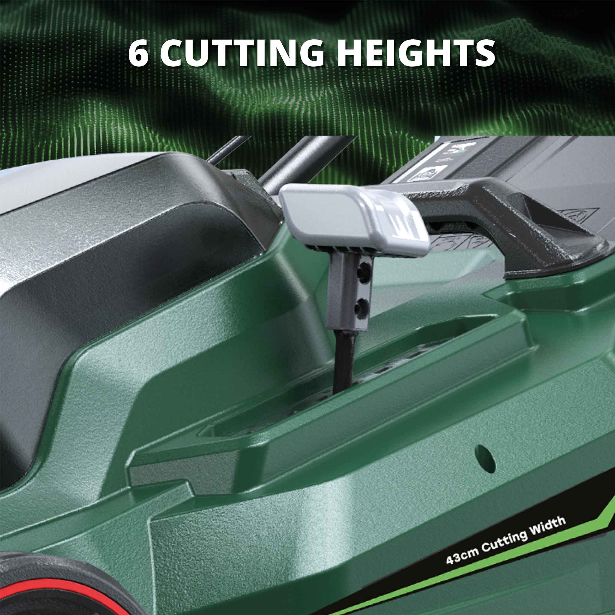 Webb Eco 40V 43cm Cordless Rotary Mower with 2 x 4AH Battery & Charger - Image 13